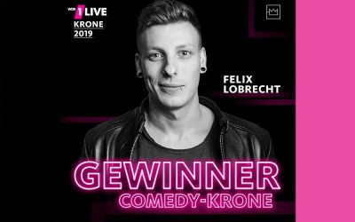 Senkrechtstarter Felix Lobrecht gewinnt die 1LIVE Comedy-Krone 2019!