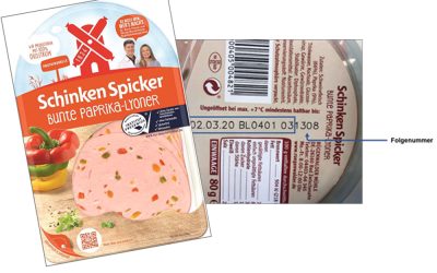 Fremdkörper in „Schinken Spicker Bunte Paprika“ von Rügenwalder Mühle!