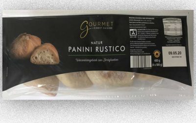 Metallfremdkörper in Aldi Nord und Süd Panini Rustico, Sorte Natur!