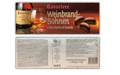 Warenrückruf von Caractere Weinbrandbohnen 200g –  Salmonellen Verdacht