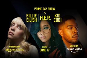 Amazon zeigt Prime Day Show mit Billie Eilish, H.E.R. und Kid Cudi als dreiteiligen Musikevent