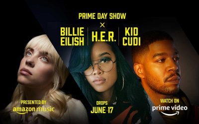 Amazon zeigt Prime Day Show mit Billie Eilish, H.E.R. und Kid Cudi als dreiteiligen Musikevent