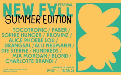 Endlich wieder Open Air in Düsseldorf: Die New Fall Festival Summer Edition