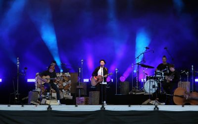 Romantik am „Lagerfeuer“ mit Johannes Oerding beim Strandkorb Festival in Mönchengladbach