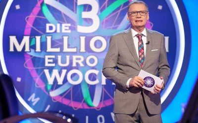 Heute Abend: 3 Millionen bei Wer wird Millionär! inkl. Kurzinterview mit Günther Jauch