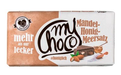 Die myChoco GmbH ruft „Vollmilchschokolade mit Mandeln, Honig und Meersalz, 180g“ zurück