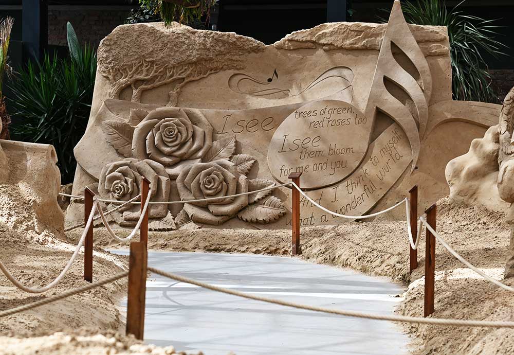Zu Besuch bei der Sand Skulpturen Ausstellung Prora