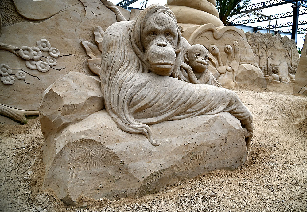 Zu Besuch Bei Der Sand Skulpturen Ausstellung Prora Niveau Klatsch