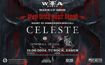 Pay with your Blood! W:O:A Warm-Up Show & Blutspende Aktion in Essen! / Foto: Wacken.com