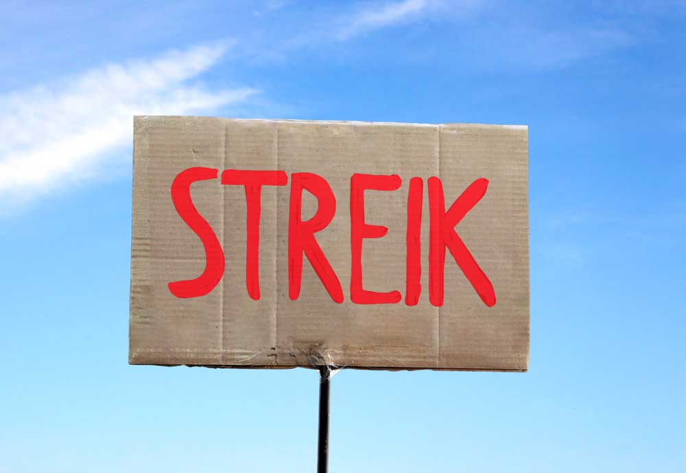 Streik - Symbolbild