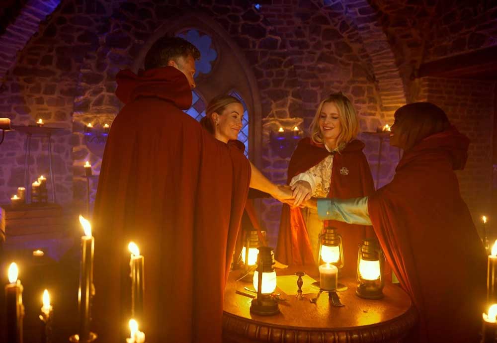 V.l.: Wayne Carpendale, Charlotte Würdig, Mirja du Mont und Motsi Mabuse Foto: RTL