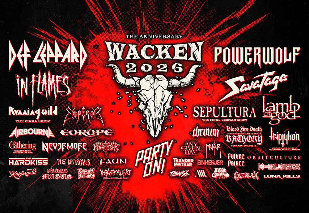 PARTY ON! Erste 35 Bands für W:O:A 2026 bestätigt/ Foto: Wacken Open Air