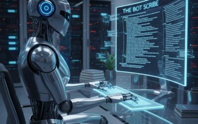 Ein KI-Chatbot schreibt Texte/ Foto: Generiert mit KI