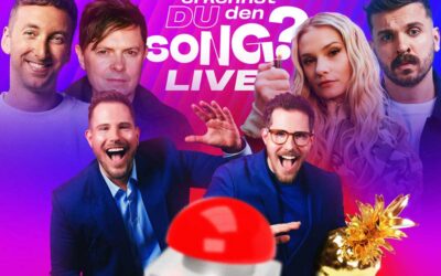 Erkennst DU den Song? LIVE; Staffel: 1; Person: Benni Wolter; Dennis Wolter; Copyright: Joyn/Felix Görgens; Fotograf: Joyn; Bildredakteur: Nadine Vaders