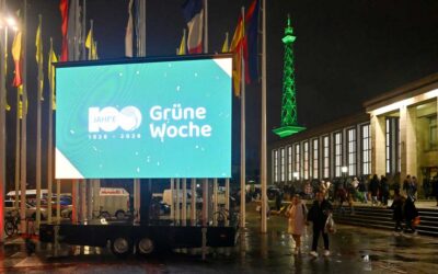 Ein Jahrhundert Grüne Woche – und die Blumenhalle feiert Glamour/ Foto: Messe Berlin GmbH