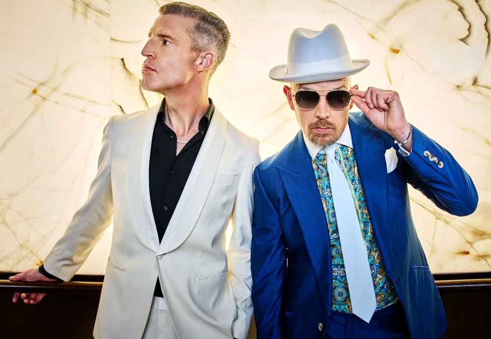 Benjamin von Stuckrad-Barre & Jan Delay "gl&uuml;hen vor" f&uuml;r den 80-igstens Geburtstag der Kult-Ikone Udo Lindenberg. Foto: MSK Events/ Thomas Leidig