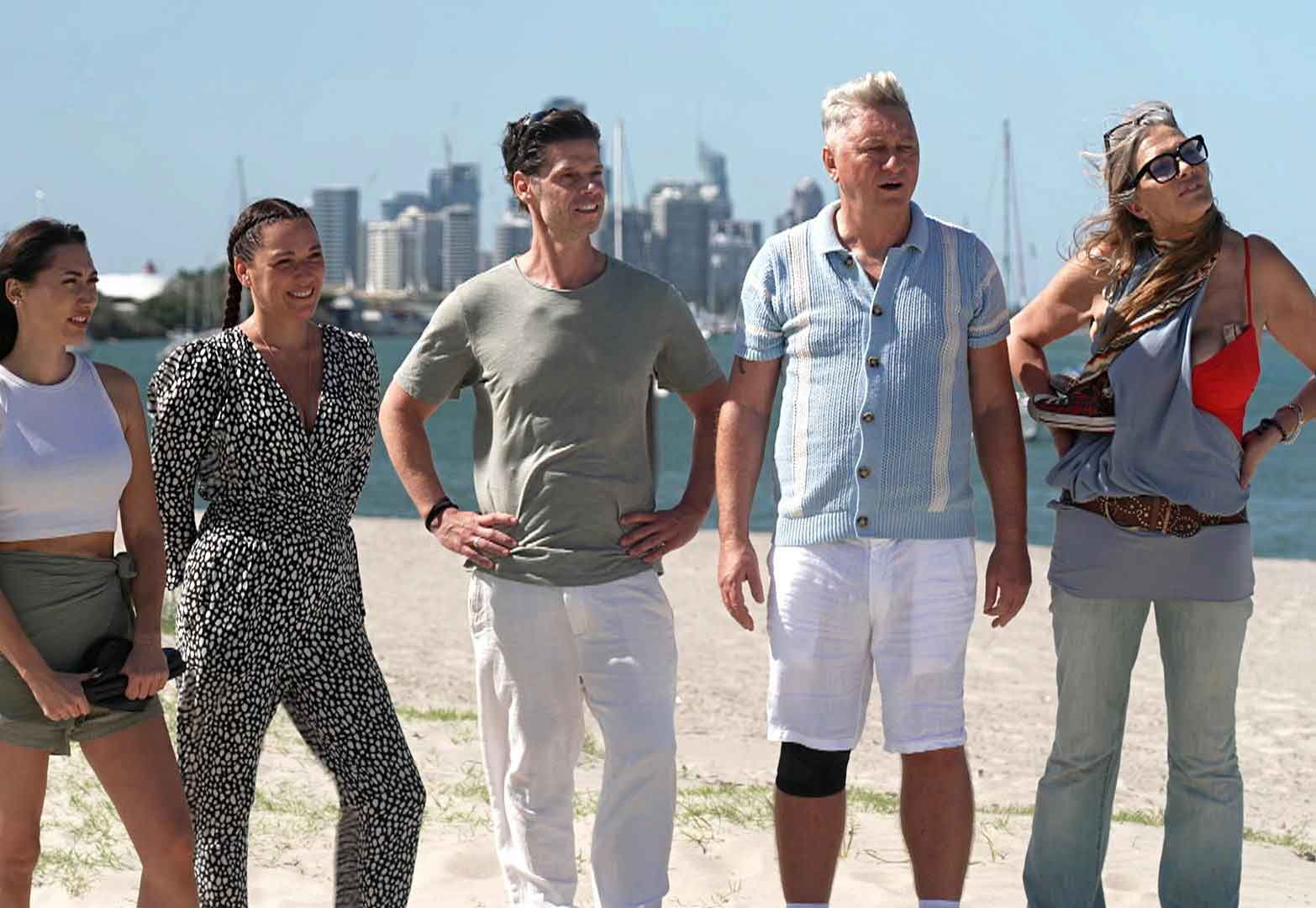 V.l.: Samira Yavuz, Simone Ballack, Stephen D&uuml;rr, Hubert Fella, Nicole Belstler-Boettcher Foto: RTL