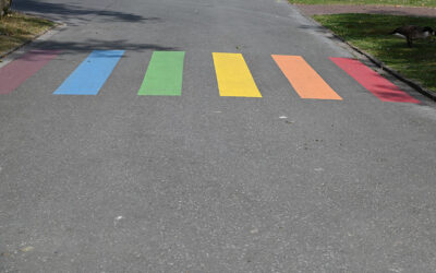 Bunter Zebrastreifen/ Foto: niveau-klatsch.com