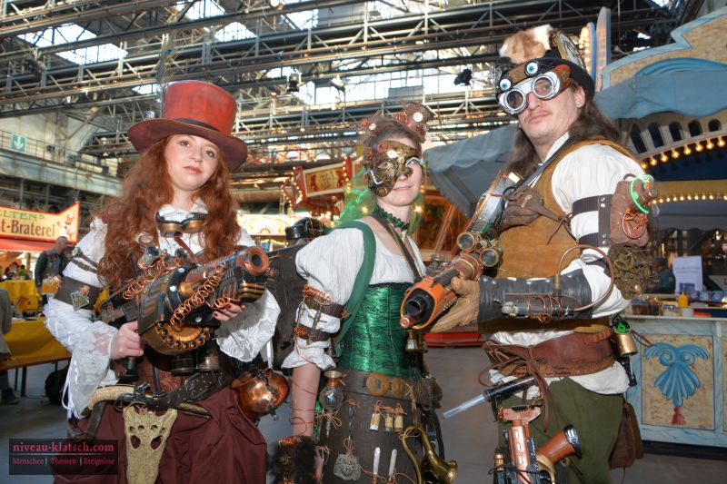 Steampunk im Rahmen des Historischen Jahrmarktes / Foto: niveau-klatsch