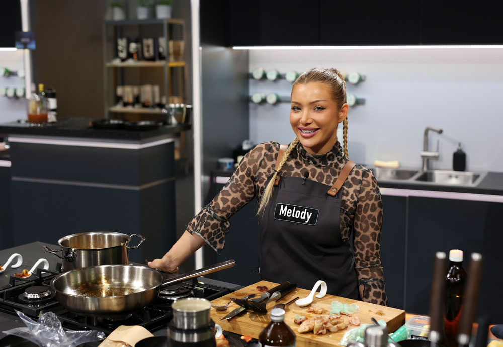 Promi Taste, Staffel: Folge: 2 / Melody Haase/ Copyright: Joyn/ Benedikt M&uuml;ller