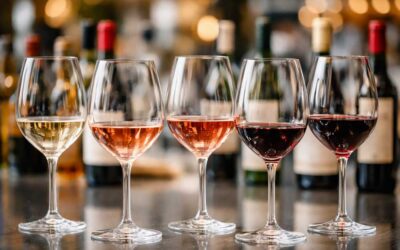 Weingläser/ KI generiert