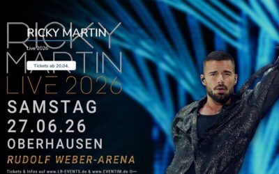 Ricky Martin live in Deutschland - Konzertgrafik