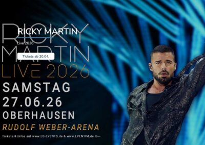 Ricky Martin live in Deutschland: Ein Abend, den man nicht verpassen sollte